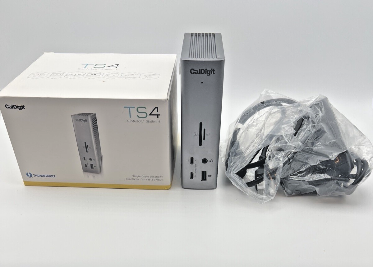 CalDigit TS4 Thunderbolt 4 Dock 18 Ports Docking Station