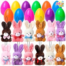 Easter Eggs Prefilled with Plush Bunnies