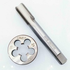 1set HSS 5/8-24 UNEF Tap 5/8-24 UNEF Die Right Hand Threading Tools