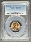 1958-D Lincoln Wheat Cent PCGS MS-66 RD, Buy 3 Items, Get $5 Off!!!