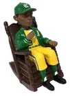 Satchel Paige Kansas City Monarchs Oakland A's Rocking Chair Bobblehead MLB