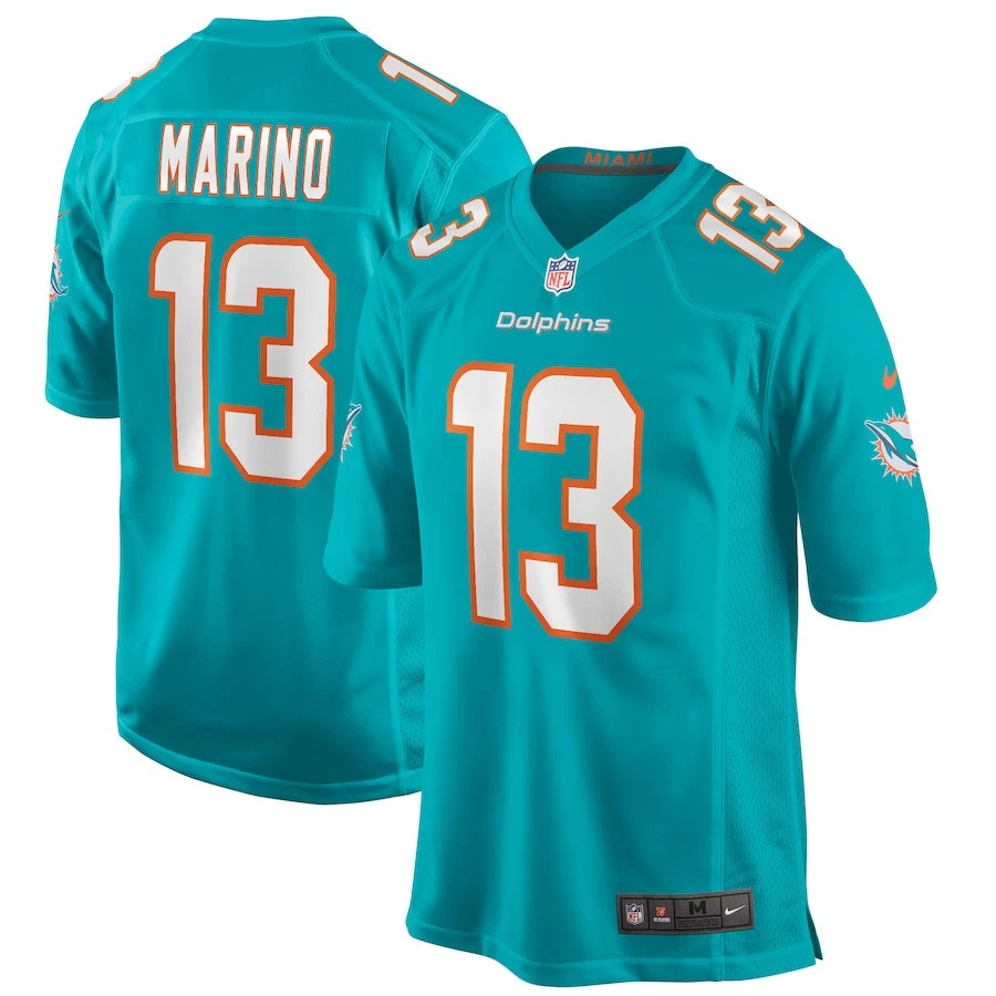 Men's Dolphins Football Fan Jersey – 2025 Printed Jersey