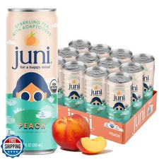 Juni Sparkling Adaptogen Drink with Ashwagandha, Lion’s Mane and Reishi Mushr