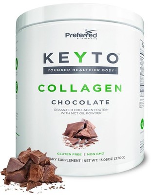 Keto Collagen Protein Powder with MCT Oil   and 12.91 Ounce (Pack of 1) 