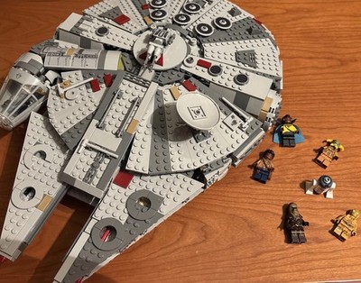 LEGO Star Wars: Millennium Falcon 75257 W/Out Manual 90% Complete Mini Figs Here