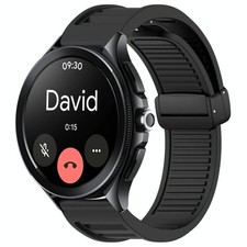 For Xiaomi Watch 2 Pro Window Blind Magnetic Buckle 22mm Silicone Strap