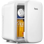 Reemix Mini Fridge, 3.7 Liter/6 Can Portable Cooler and Warmer Personal Fridge