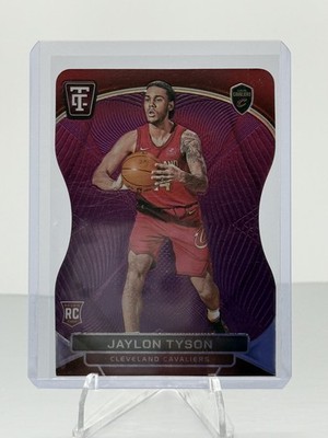2024-25 Panini Totally Certified Rookies Jaylon Tyson #151 Purple Platinum 12/49