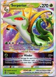 Serperior VSTAR 008/195 Silver Tempest Ultra Rare Holo