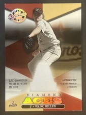 2001 Donruss Diamond Aces Wade Miller # A 12 Jersey card serial #438/ 525