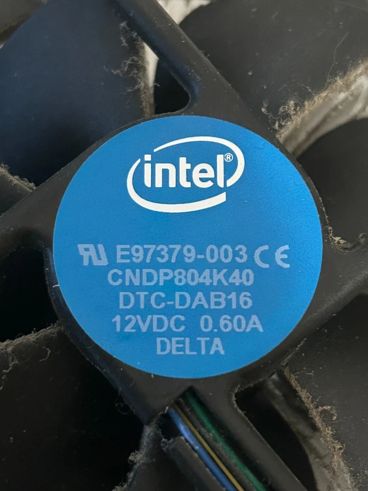 Intel CPU Fan & Heatsink E97379-003 12VDC Quick Ship - Image 4 of 4