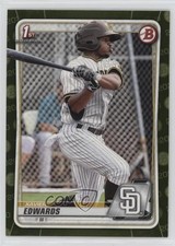 2020 Bowman Prospects Camo Xavier Edwards #BP-10 k7p