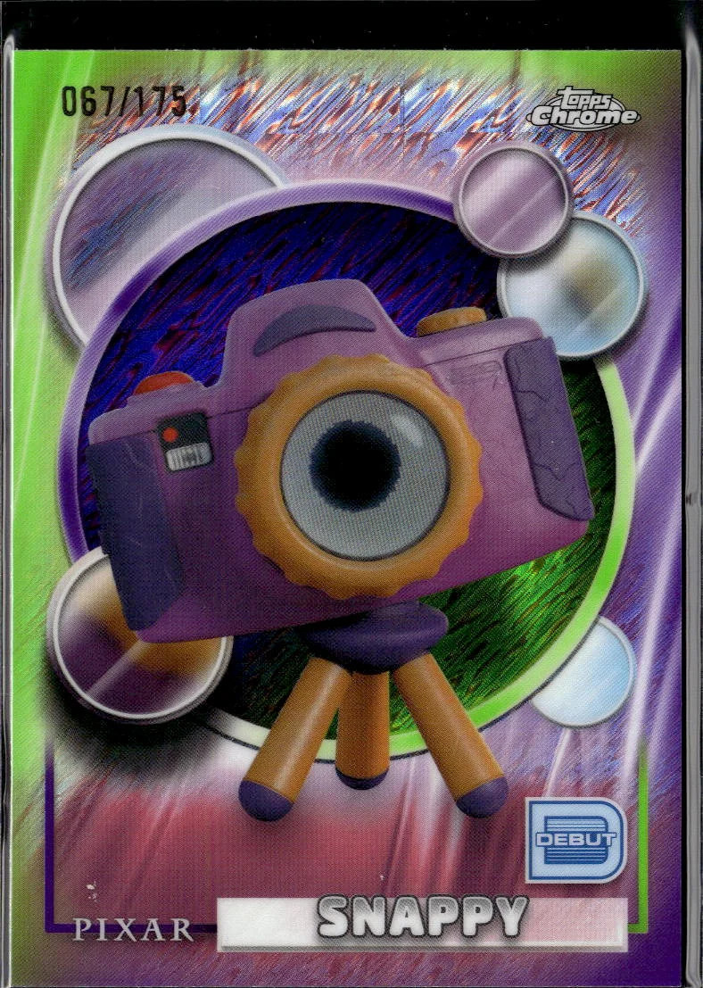 Snappy 2026 Topps Chrome Disney Purple Green 67/175 Debut #197