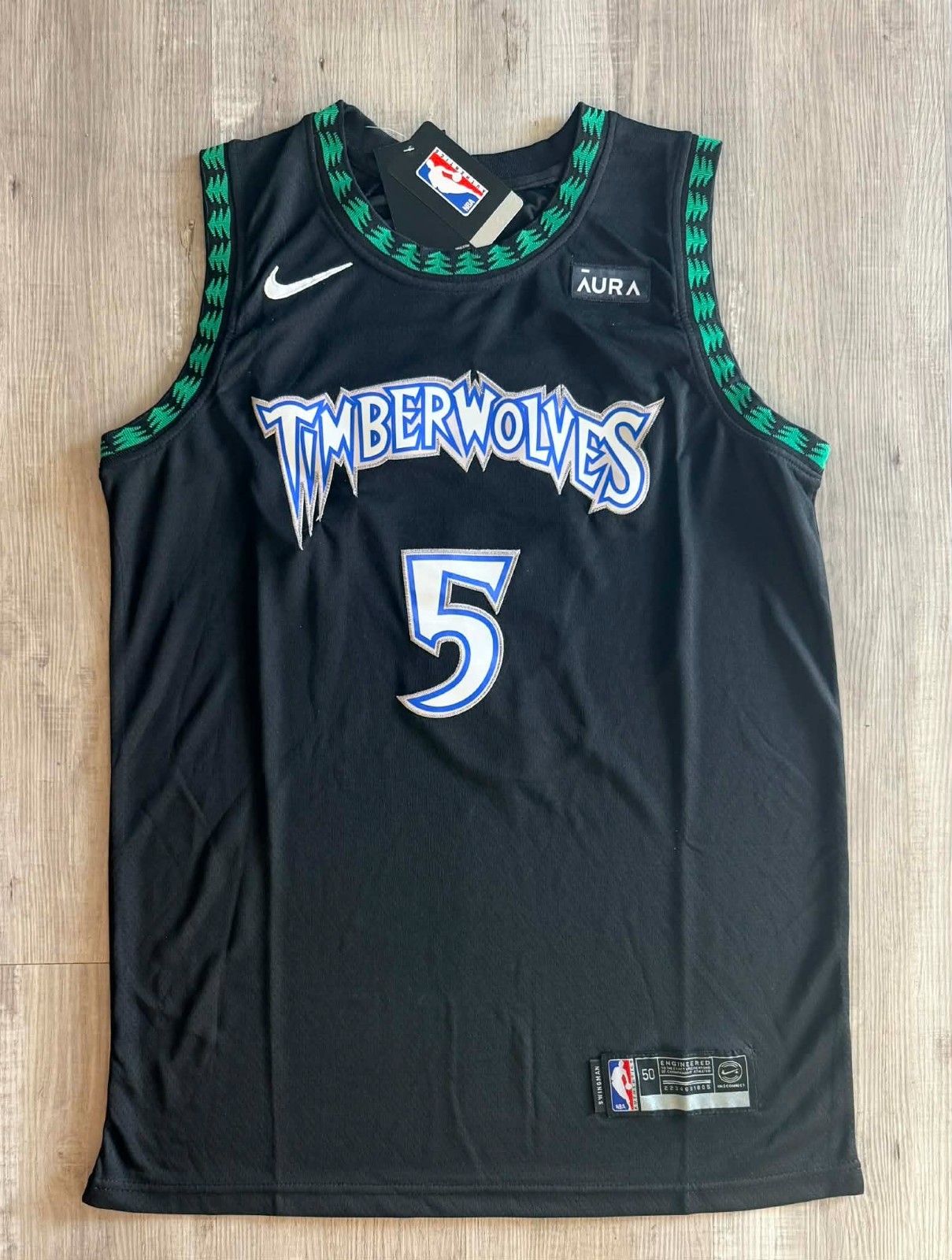 ANTHONY EDWARDS 2022/23 Minnesota Timberwolves Jersey - Men's L Size 50 NWT