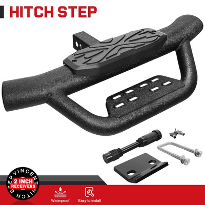 #ad FIT SUV Trucks Pickups with 2quot; Receiver Universal Bumper Tow Hitch Step Trailer $55.99