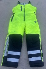 RefrigiWear 0797R Insulated Bib Overall Hi Vis Chartreuse -60F Comfort Rating XL