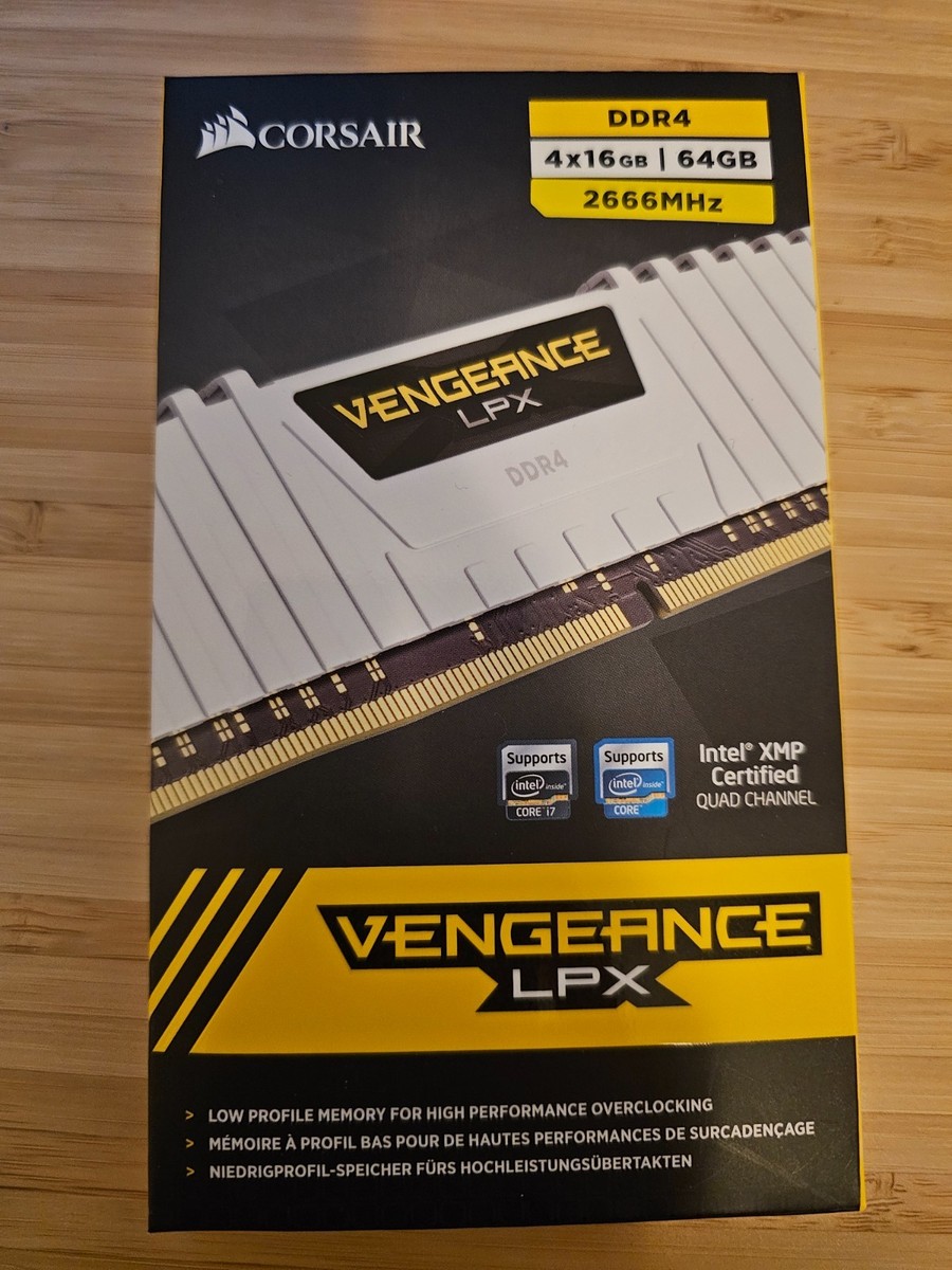 Corsair Vengeance LPX 64GB (4x16GB) DDR4-2666 SDRAM Memory Module