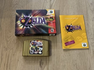 Zelda: Majora’s Mask N64 CIB Completo con Caja y Manual Excelente Estado