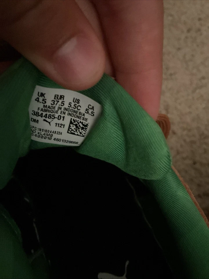 Zapatillas Puma x Minecraft Gamuza 'Bloque de Hierba' Talla 5.5 EE. UU. Foto 2 de 4