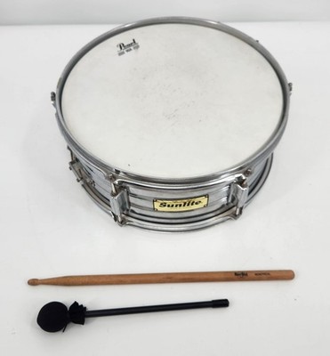 Sunlite Snare Drum with Pearl Head, NetOn Montreal Stick & Mallet Percussion
