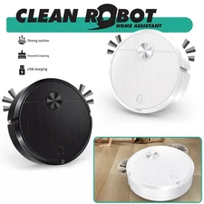 Robot Vacuum Cleaner With Clog-Resistant Design Easy-Clean Dustbin Modern Style