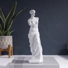 Venus de Milo Statue White Resin Greek Goddess Sculpture Home Art Decor Gift
