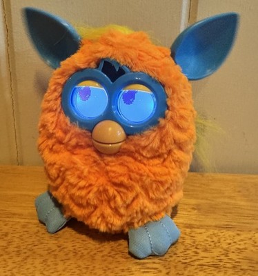 2012 Hasbro Furby Boom Orangutan Orange & Teal Blue Interactive Toy  SEE VIDEO