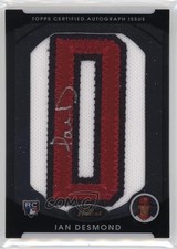 2010 Topps Finest 135/170 Ian Desmond (Letter D) #164 Auto 1q22