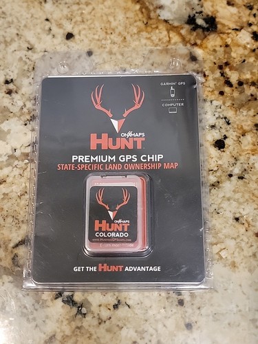 Garmin onX Premium GPS Hunt Chip Mapping For COLORADO Land Ownership Map