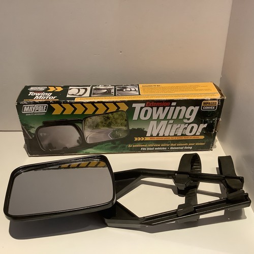 Car Maypole Caravan, Trailer & Towing Convex Glass Safety Wing Mirror Extension
