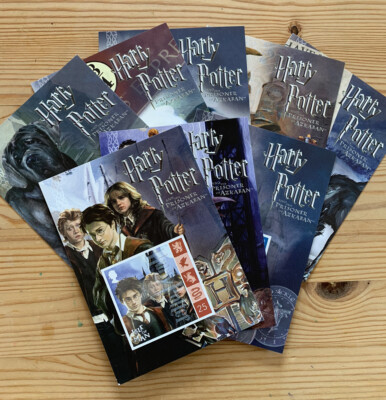 Harry Potter Postkarten x 8 limitierte Auflage (vorgestempelt)