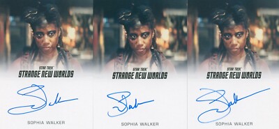 LE Star Trek Strange New Worlds S1 Autograph Sophia Walker as Fran Full Bleed AA