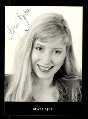 Beata Ajtai Ludwig 2 Autogrammkarte Original Signiert + M 6144