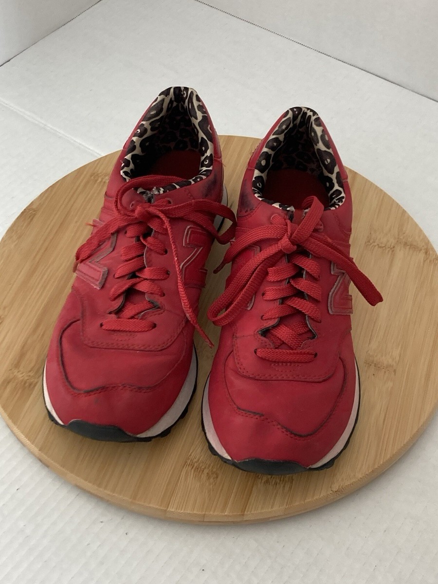 New Balance WL574SPR Women's Red Cheetah 574 | eBay