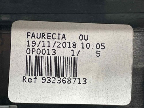 2019 Alfa Romeo Giulia Information Display Screen Panel Front OEM 503490002216 - Picture 9 of 10
