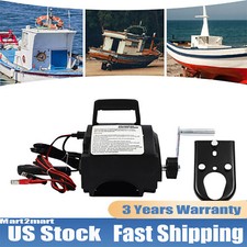 12v 300w Portable Electric Winch 2000lb Remote Towing Hitch Truck Trailer Boat