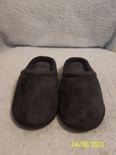 Wayland Square Memory Foam Gray Unisex Slippers Size Small See Description