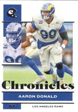 AARON DONALD-DT-LOS ANGELES RAMS-2021 PANINI-CHRONICLES FOOTBALL #46-GREAT SHAPE