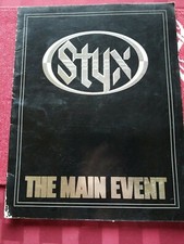 STYX 1979 THE MAIN EVENT TOUR PROGRAM