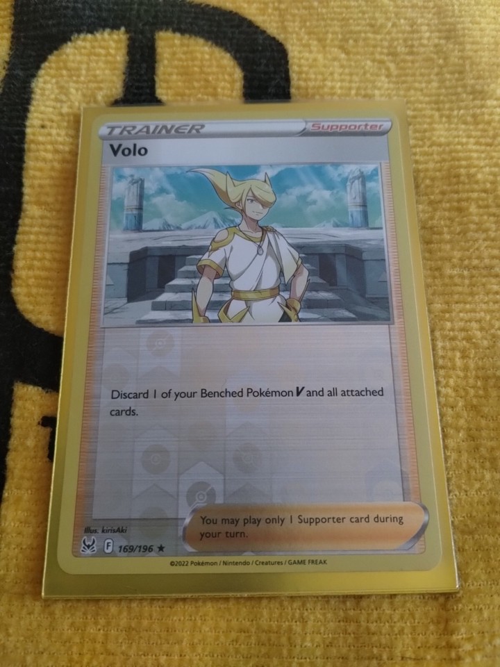 Pokémon TCG Volo Sword & Shield Lost Origin 169/196 Holo Rare NM/M eBay