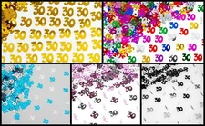 Tabletop Confetti 30th Birthday Anniversary Table Scatter Glitz Party Decoration