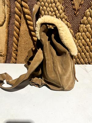 UGG Nordie Shearling & Suede Leather Mini Backpack Tan | eBay display picture 1