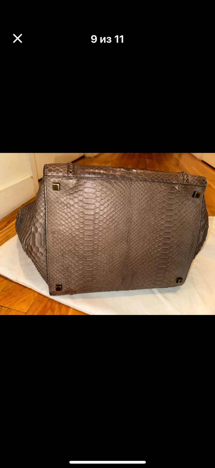 celine python bag large very good condition large - image 8