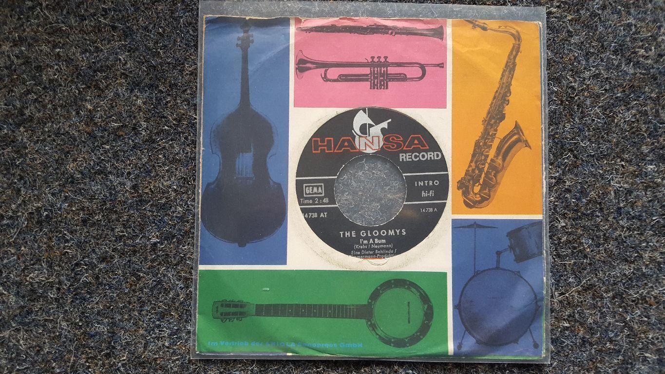 7"" Single Vinyl The Gloomys - I'm a bum