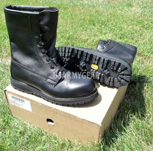Nuevas Botas de Combate Goretex de Cuero Negro del Ejército de Unidos Militar de Cuero Negro de Combate Impermeable | eBay