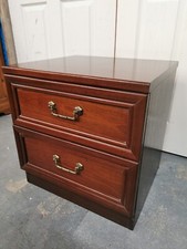 G Plan 2 Drawer Mahogany Bedside Cabinet