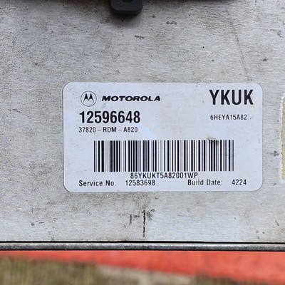 04-06 Saturn Vue Engine Computer Control Module ECM ECU 12596648 