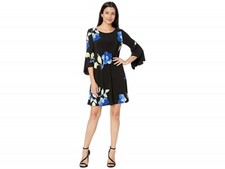 Lauren Ralph Lauren Womens Tycenda Floral Print Casual Dress Size-4