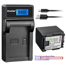 Kastar Battery LCD Charger for Canon BP-819 CG-800 Canon VIXIA HF M46 Camcorder