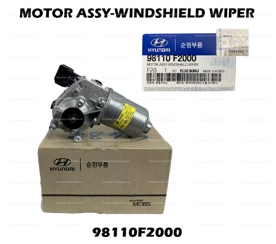 Genuine OEM Wiper Motor 98110-F2000 - Replacement For Hyundai Elantra 2017-2020 & Kia Sportage 2017-2022